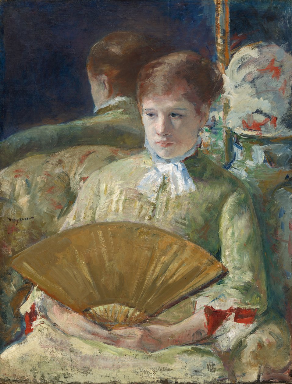 Žena s ventilátorem, c. 18781879. od Mary Cassatt