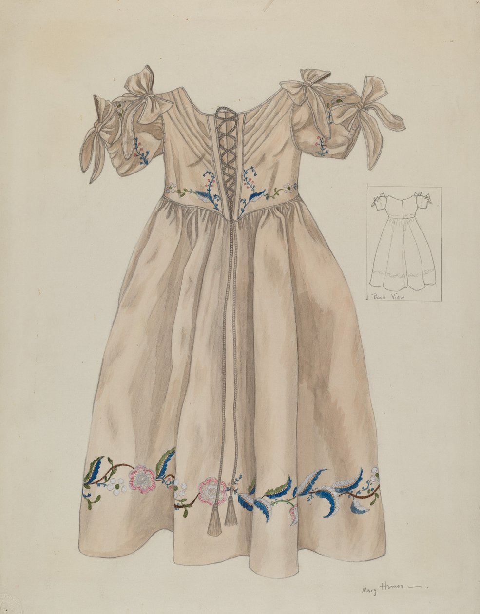 Dětské šaty, c. 1936. od Mary E Humes