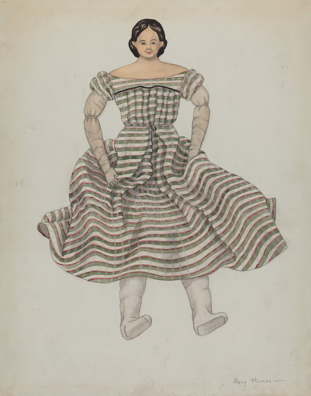 Panenka a kostým, c. 1937. od Mary E Humes