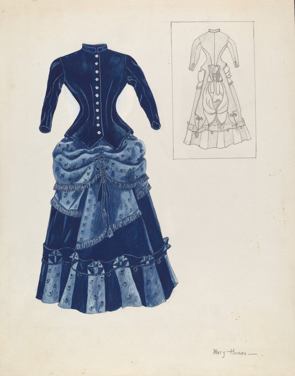 Šaty, c. 1937. od Mary E Humes