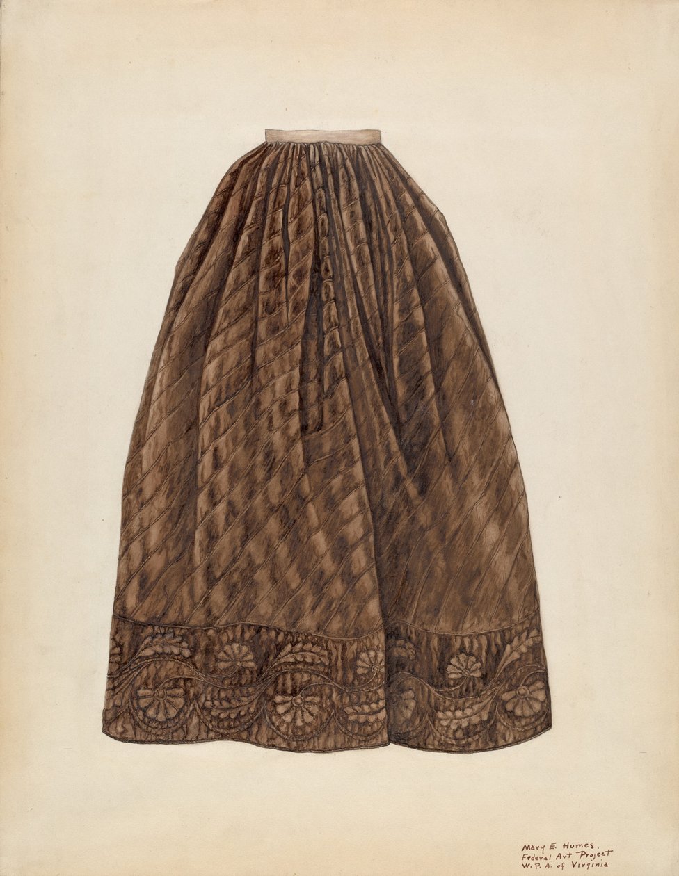 Spodnička, c. 1938. od Mary E Humes