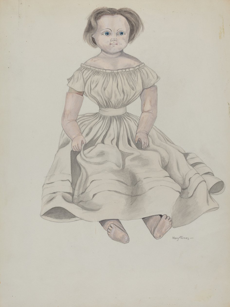 Vosková panenka, c. 1936. od Mary E Humes