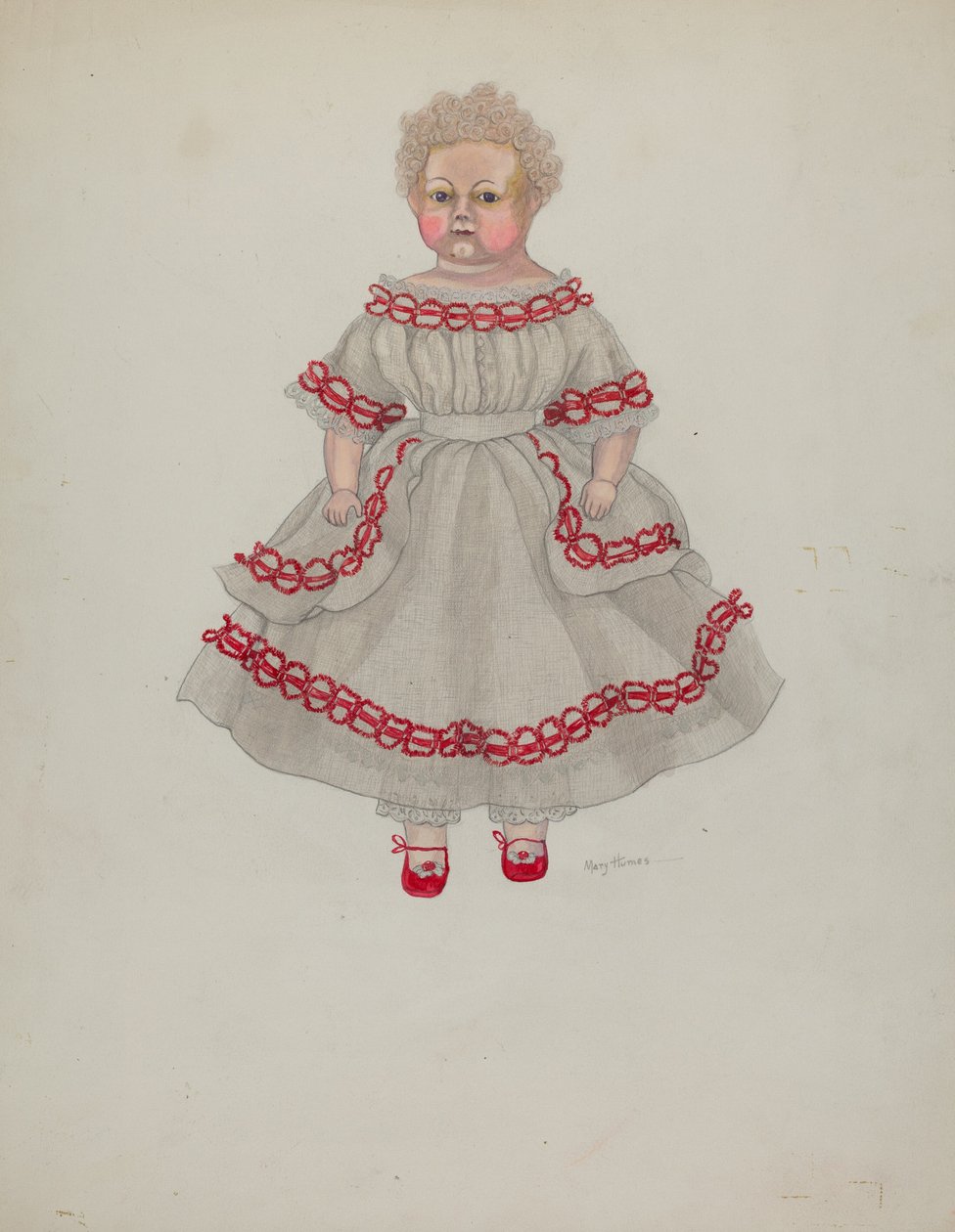 Vosková panenka, c. 1936. od Mary E Humes