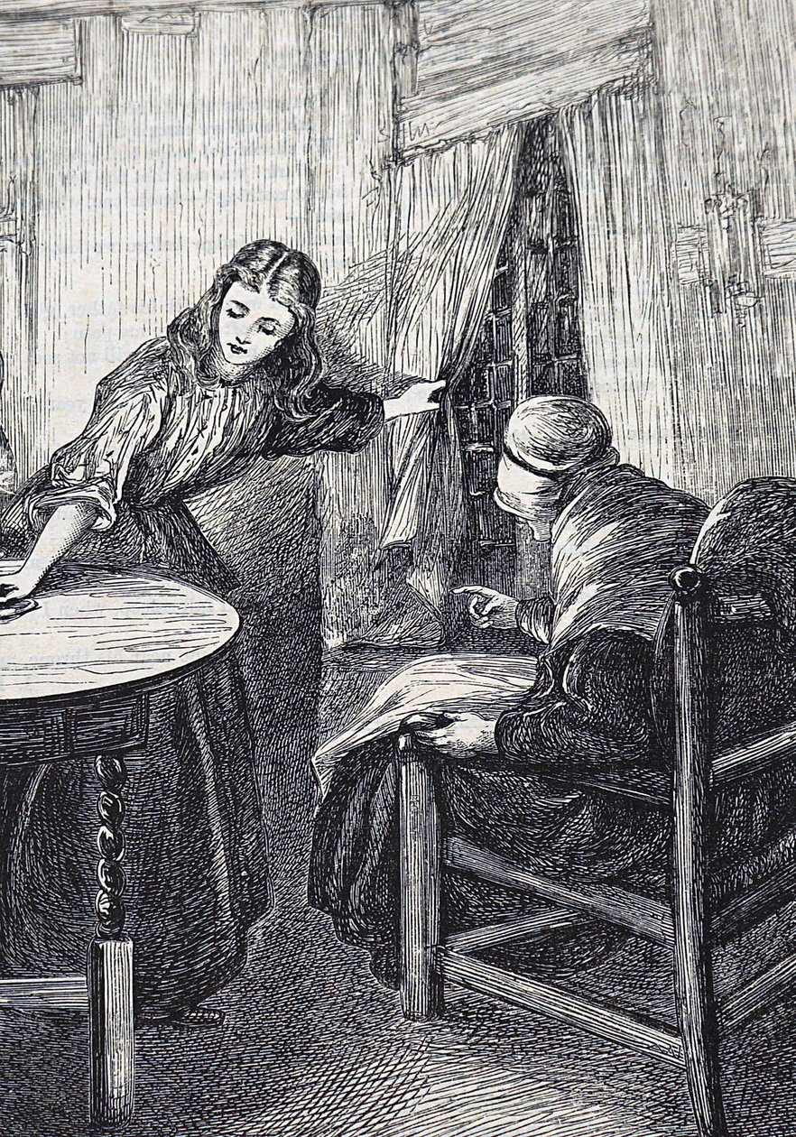 Dcera a matka čekající na příchod svého syna po 10 letech nepřítomnosti od Mary Ellen Edwards