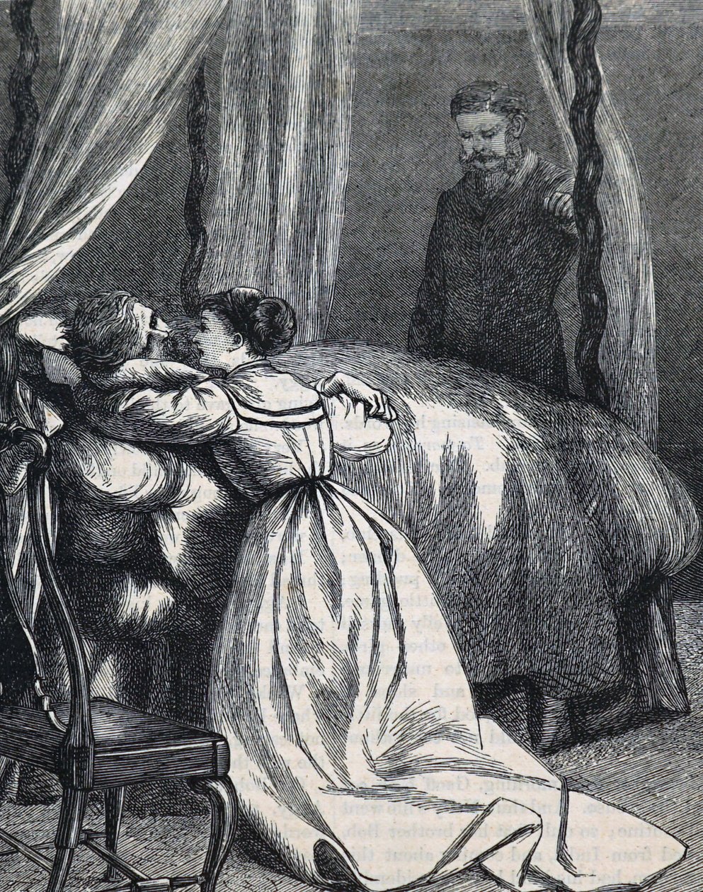 Dcera u smrtelné postele svého otce od Mary Ellen Edwards