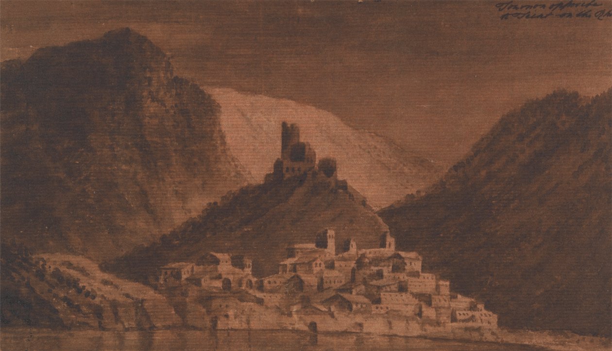 Tournon naproti Teintu na Rhoně od Mary Harcourt