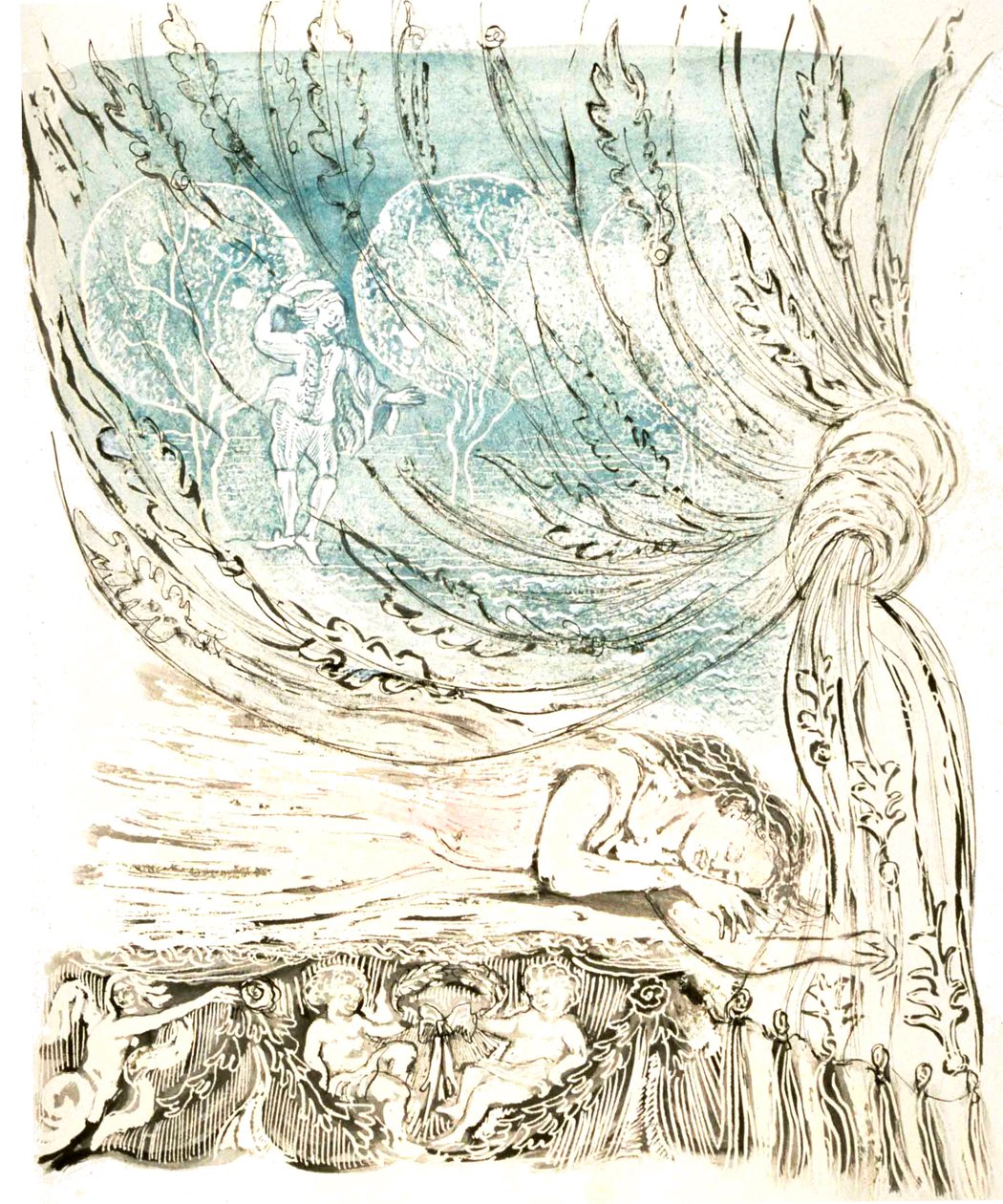 Beauty dreaming, 2004 (pero a akrylový inkoust) od Mary Kuper