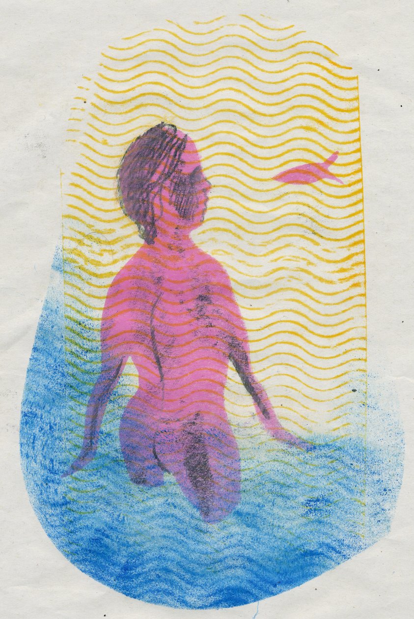 Plavec, 2018 (monotisk) od Mary Kuper