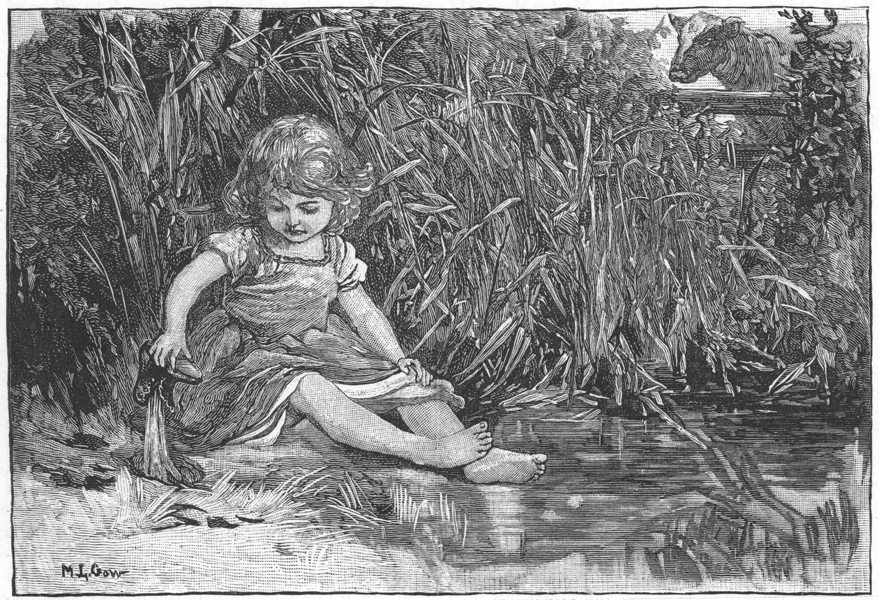 Scéna ze Silase Marnera od George Eliota, 1882 od Mary L Gow