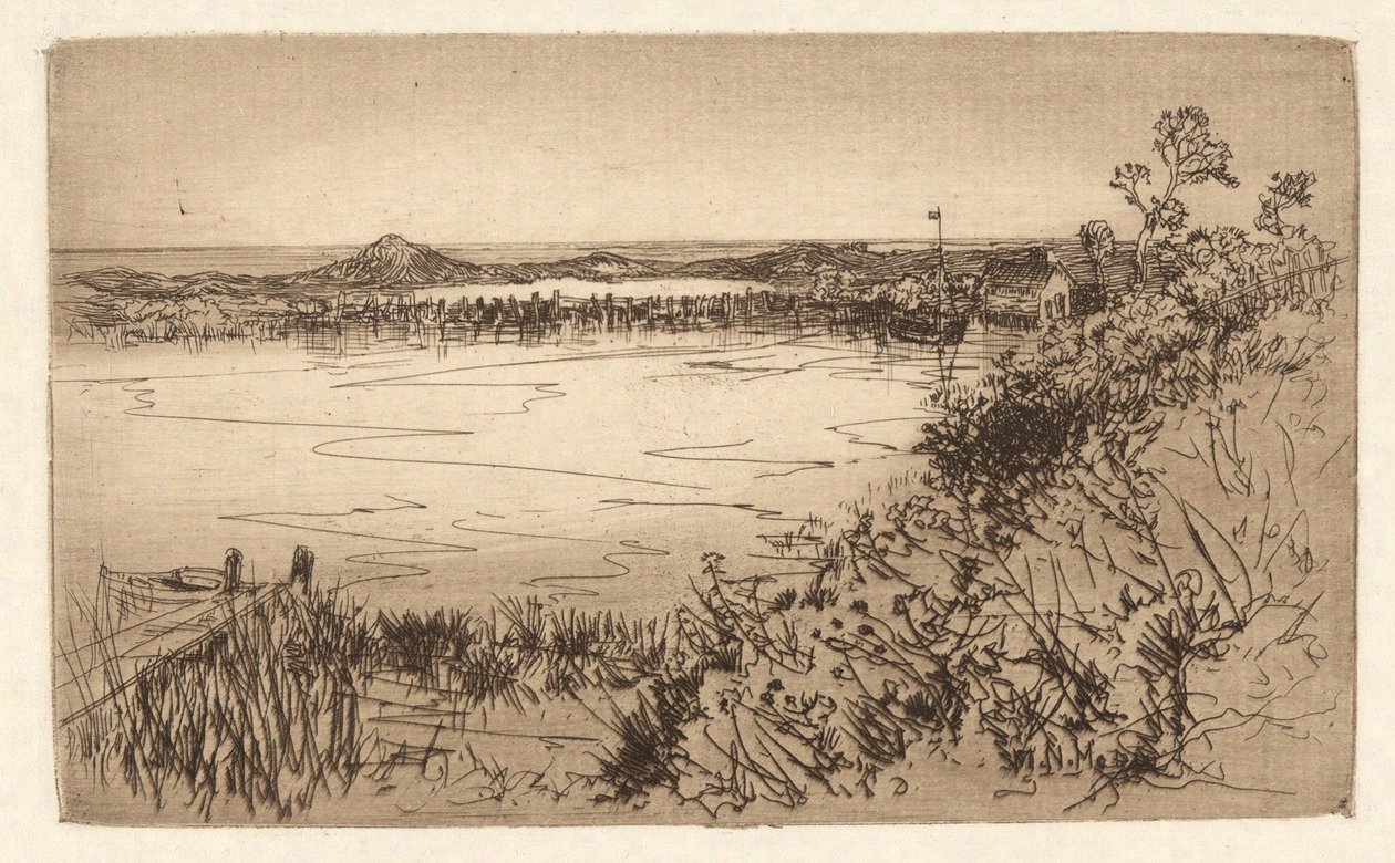 Klidný přístav/Tidal Pond od Mary Nimmo Moran