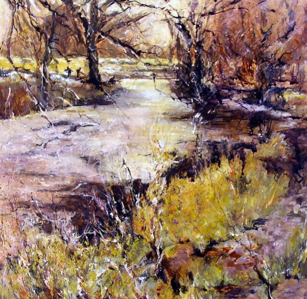 Rybaření v údolí Wolfscote od Mary Smith