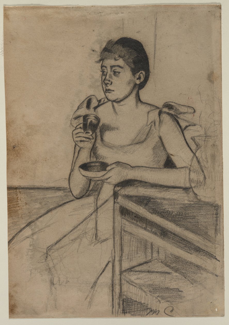 Káva po večeři od Mary Cassatt