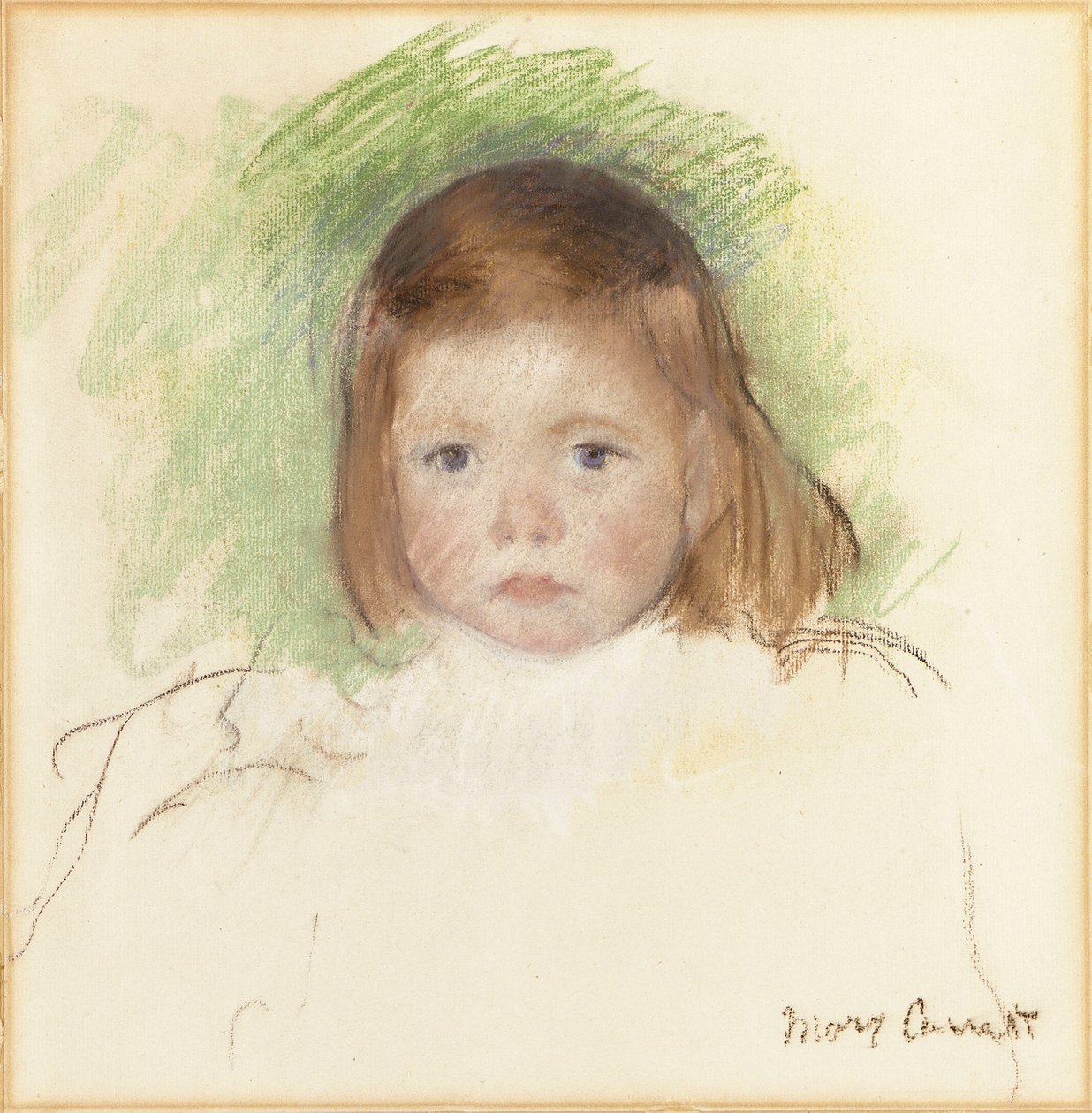 Portrét Ellen Mary Cassatt od Mary Cassatt
