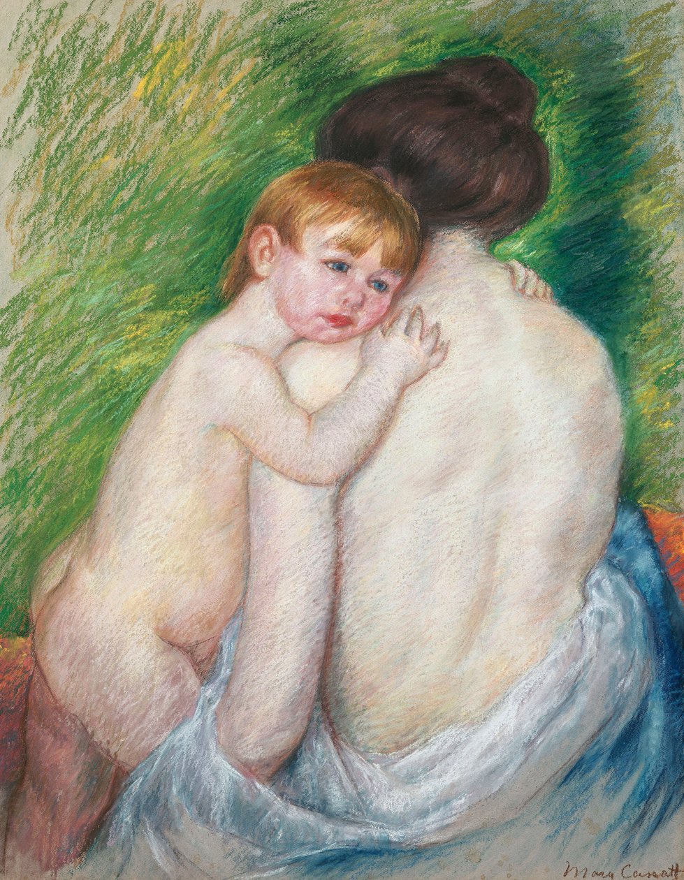 Holá záda, 1906 od Mary Cassatt