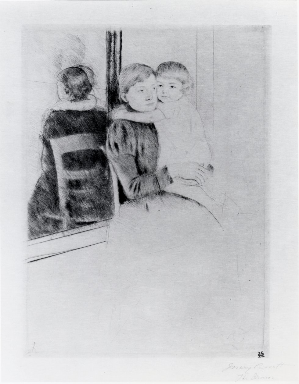 Zrcadlo od Mary Stevenson Cassatt