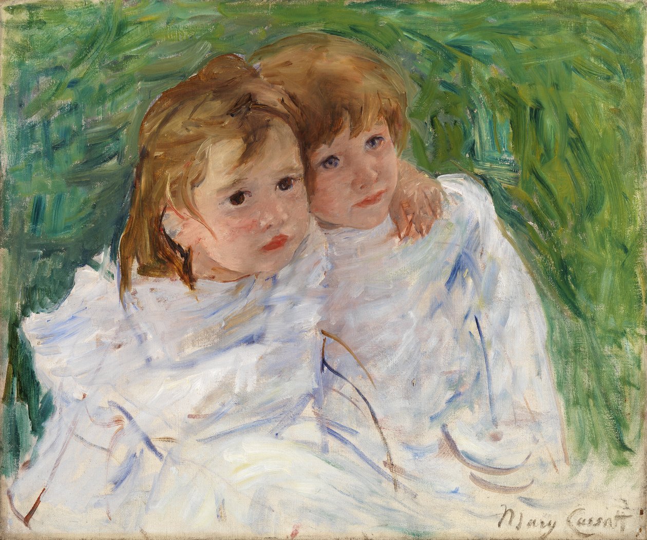 Sestry, kolem roku 1885 (olej na plátně) od Mary Stevenson Cassatt