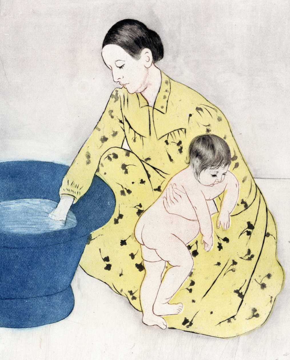 Koupel od Mary Stevenson Cassatt