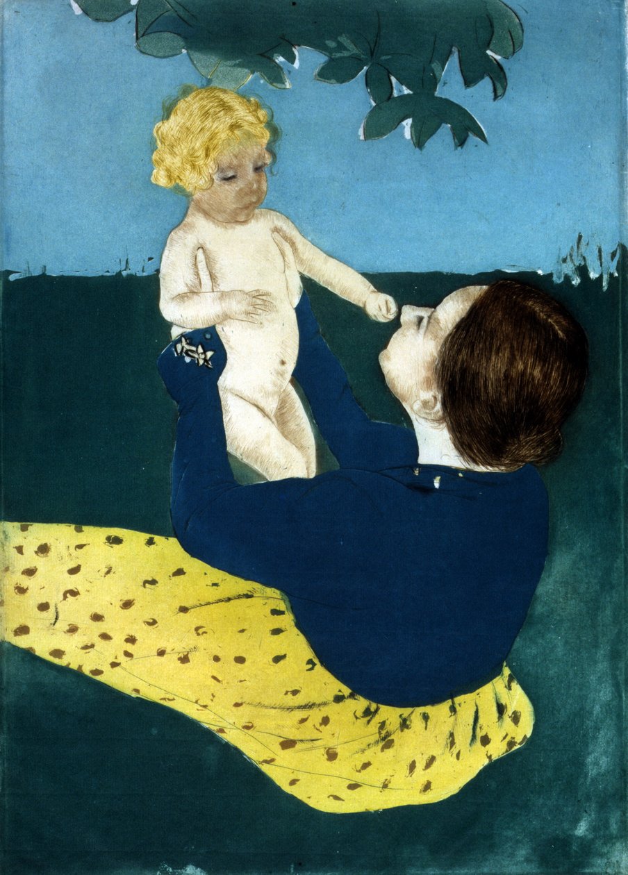 Hevoskastanjapuun alla 1898 Mary Cassatt od Mary Stevenson Cassatt
