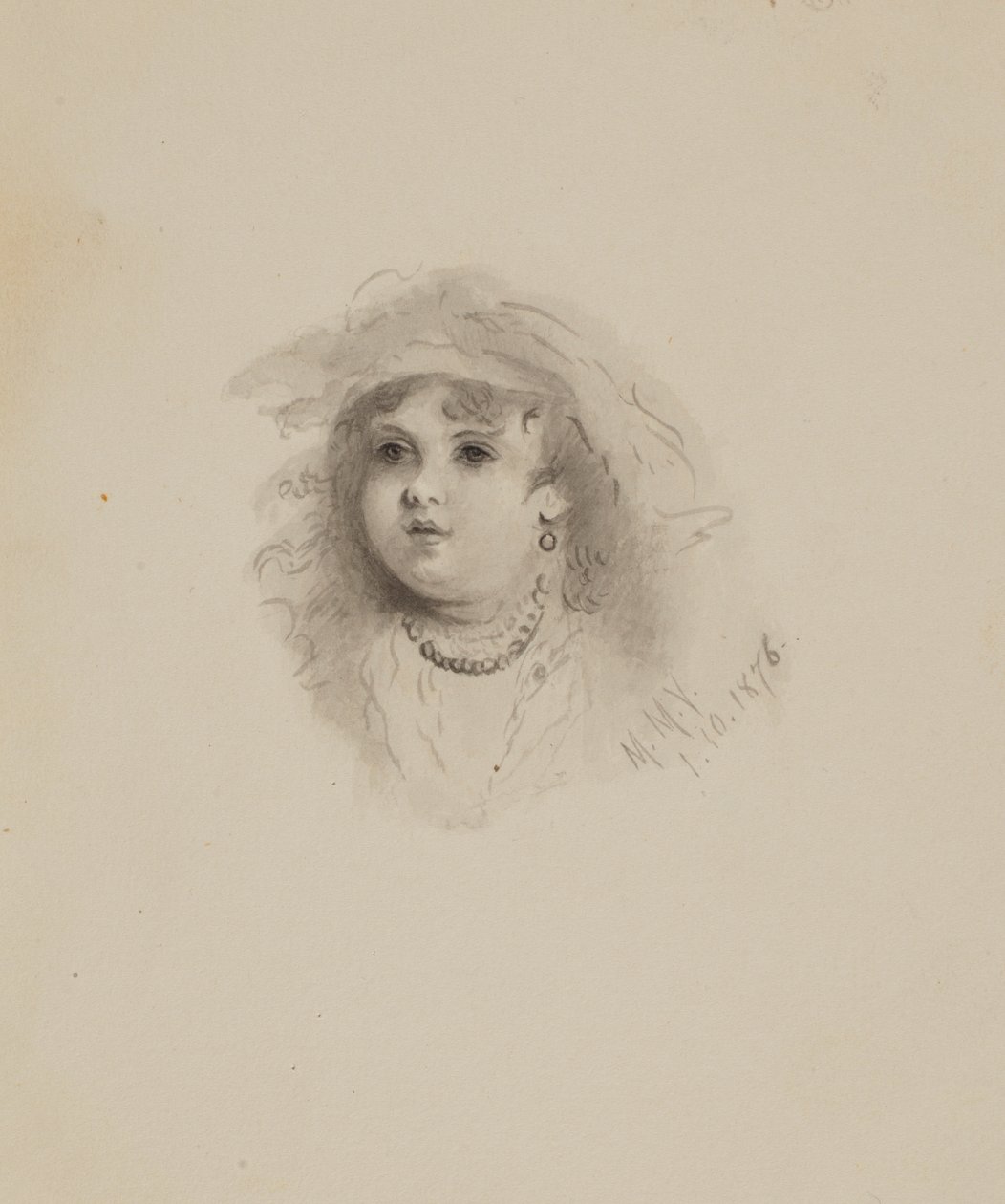Bez názvu (Hlava dítěte) od Mary Vaux Walcott