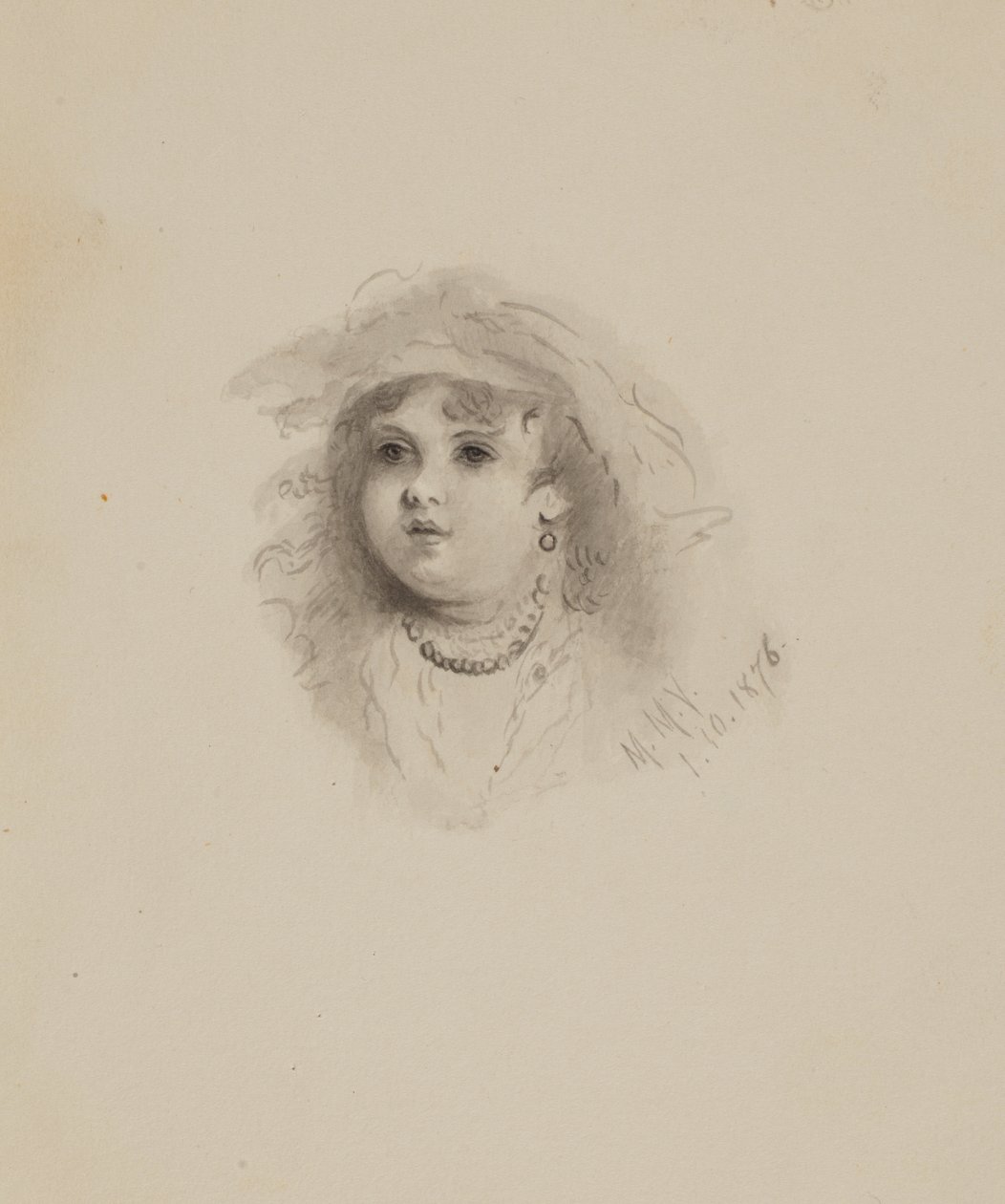 Bez názvu Hlava dítěte, 1876. od Mary Vaux Walcott