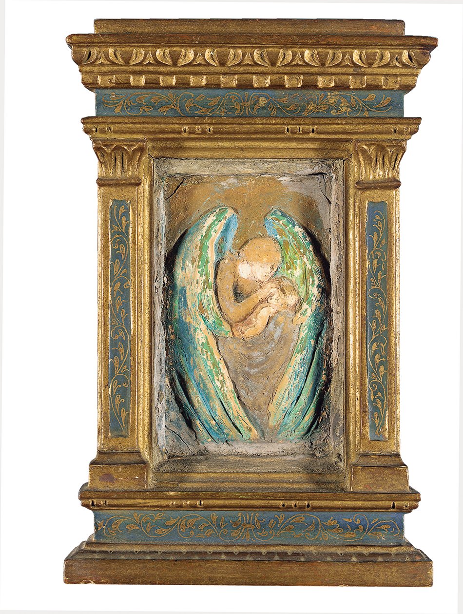 Nevinnost korunovaná smrtí (terakota) od Mary Watts
