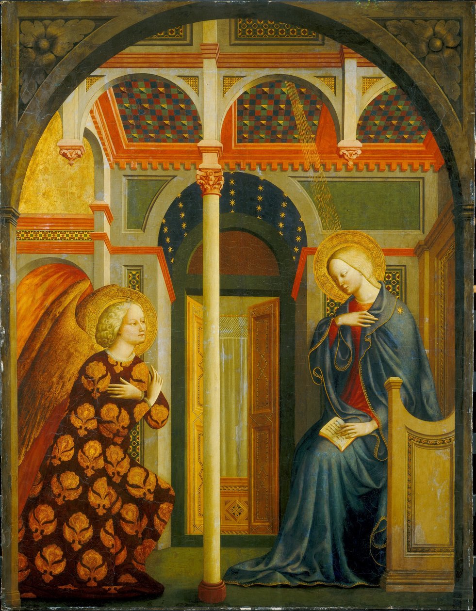 Zvěstování od Masolino da Panicale