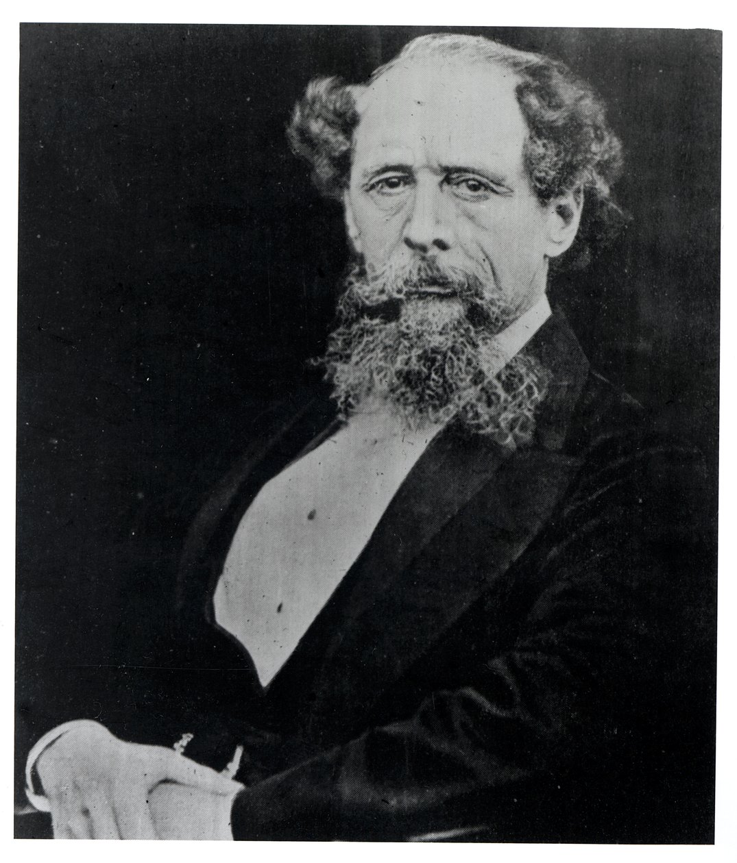 Charles Dickens (1812-70), asi padesátiletý, fotografoval Mason und Co., kolem roku 1862 od Mason and Co.