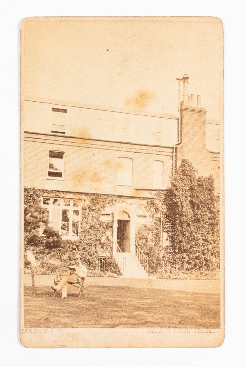 Carte de visite zobrazující fotografii Gad