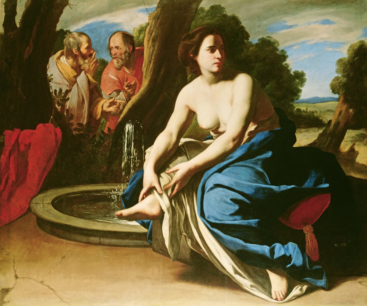 Susanna a starší od Massimo Stanzione