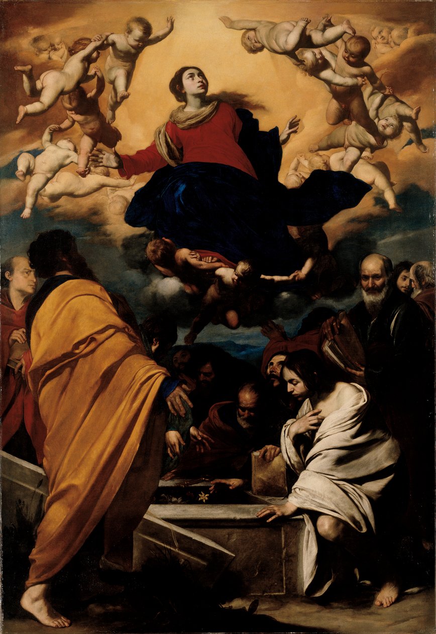 Nanebevzetí Panny Marie, kolem 1630-1635 od Massimo Stanzione