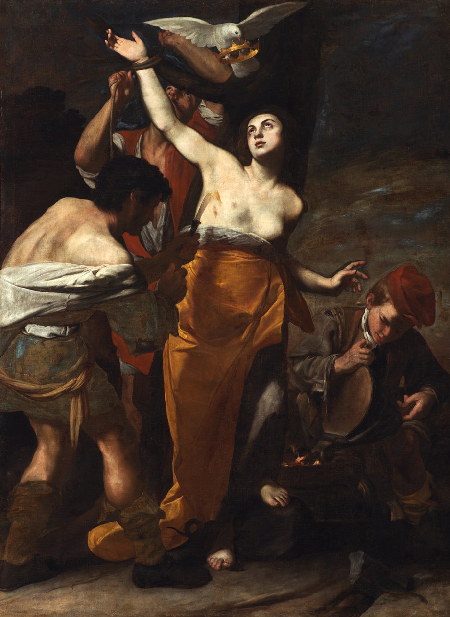 Umučení svaté Agathy, cca 1619. od Massimo Stanzione