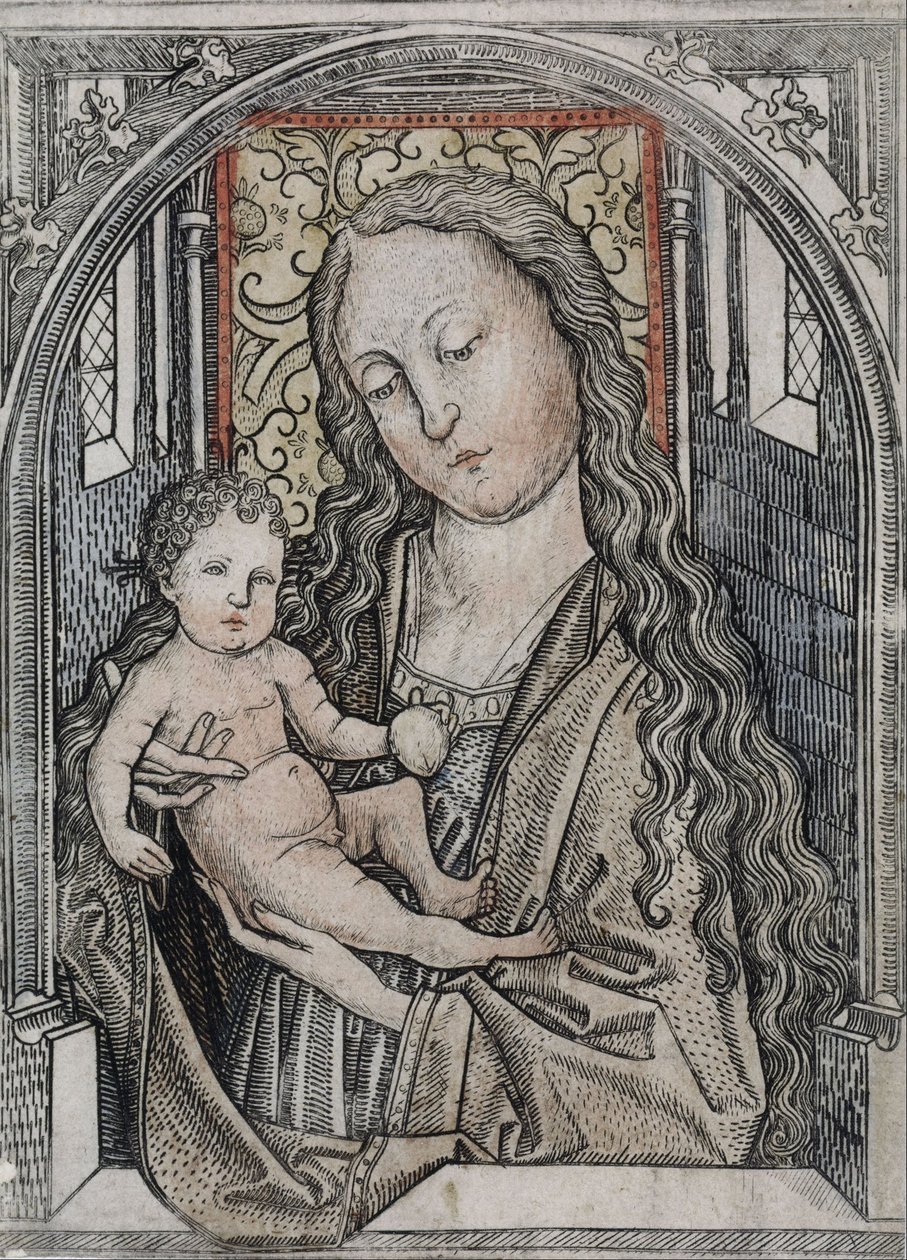 Madonna a dítě od Master E.S.