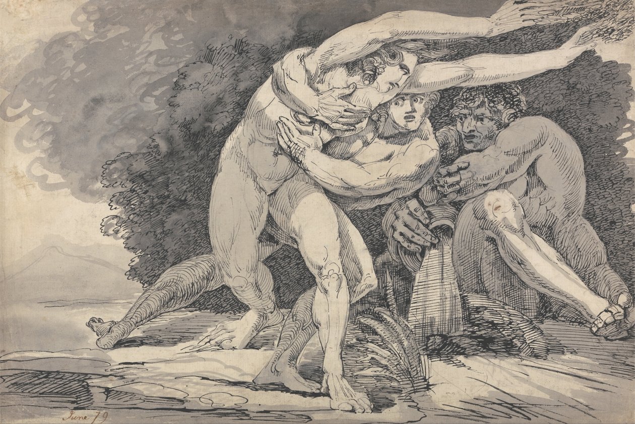 Apollo a Daphne od Master of the Giants