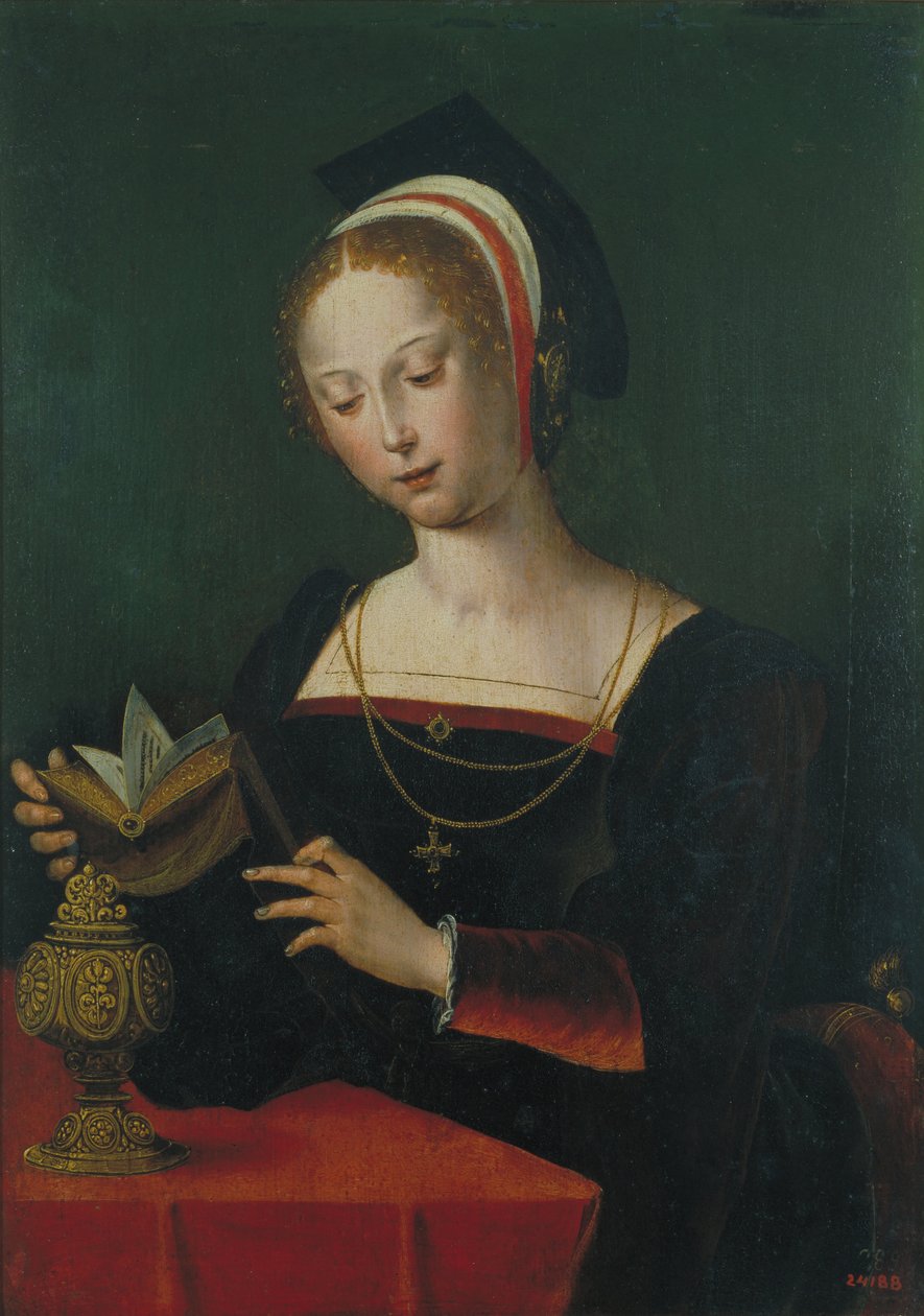 Svatá Máří Magdaléno od Master of the Parrot