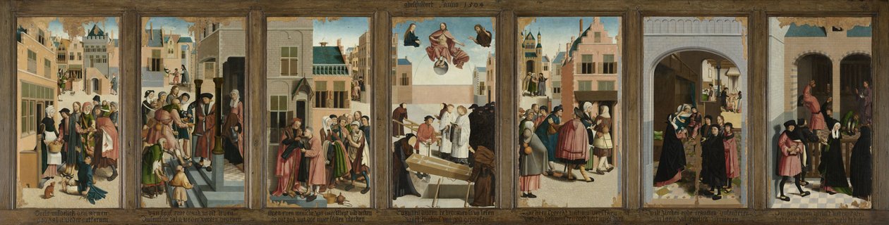 Sedm skutků milosrdenství, 1504 od Master of Alkmaar