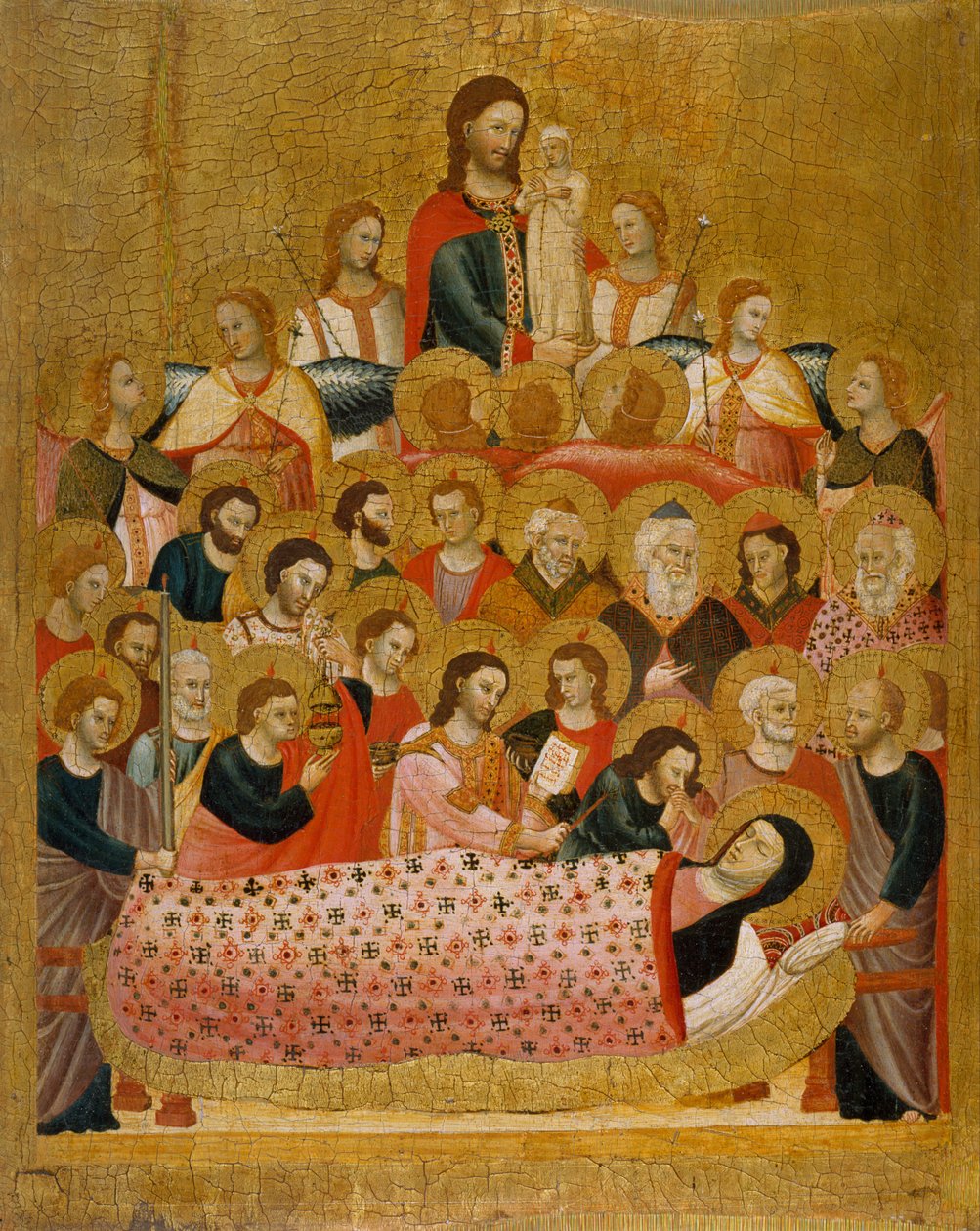 Dormition of the Virgin od Master of Cini the Madonna
