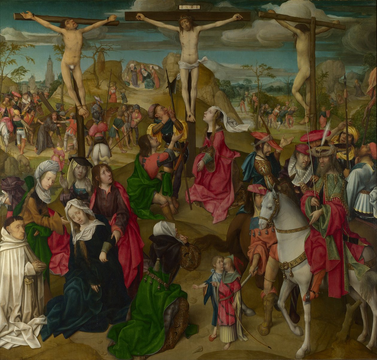 Scény z Umučení Krista, 1510 (olej na dubu) od Master of Delft