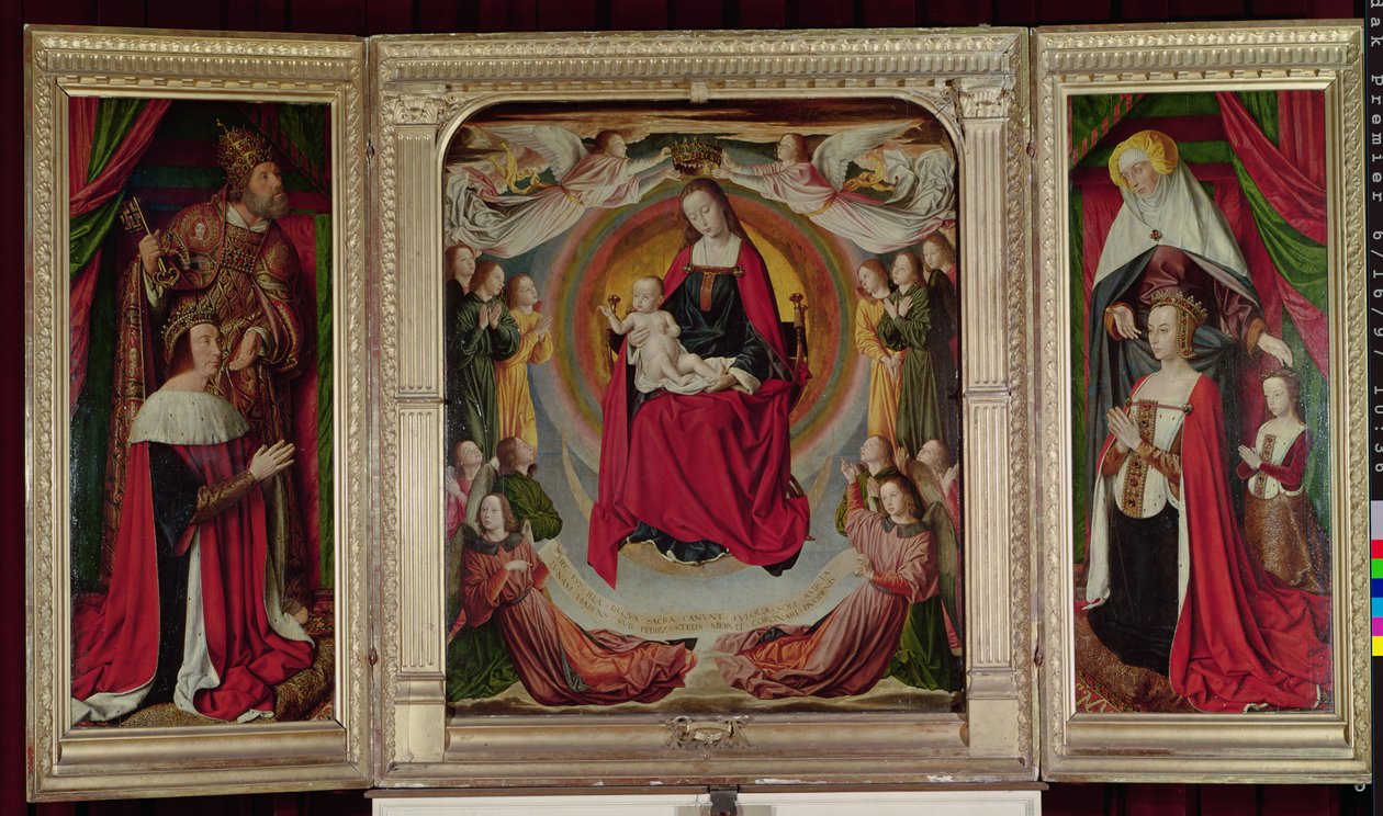 Bourbonský oltář, kolem roku 1498 od Master of Moulins