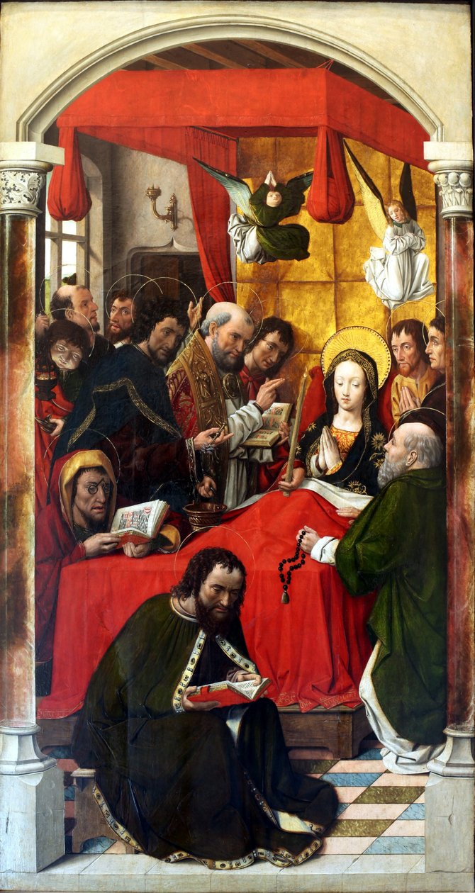 Smrt panny od Master of Santa Clara de Palencia