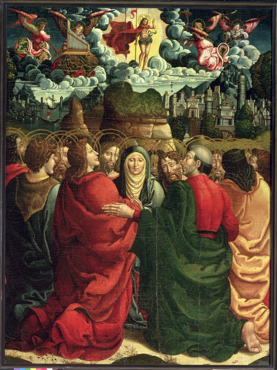The Ascension (tempera na panelu) od Master of Sigena