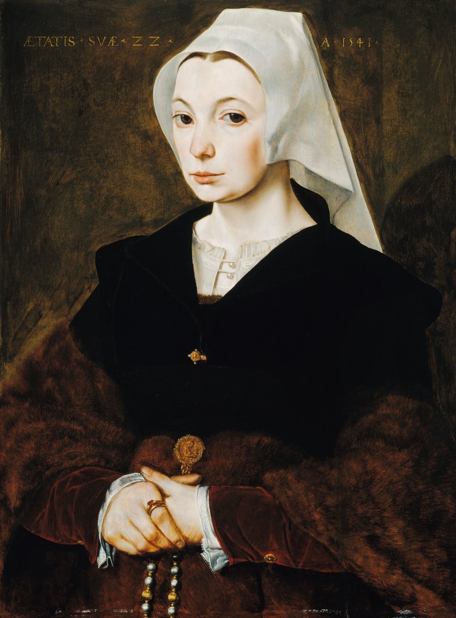 Portrét mladé ženy od Master of the 1540s