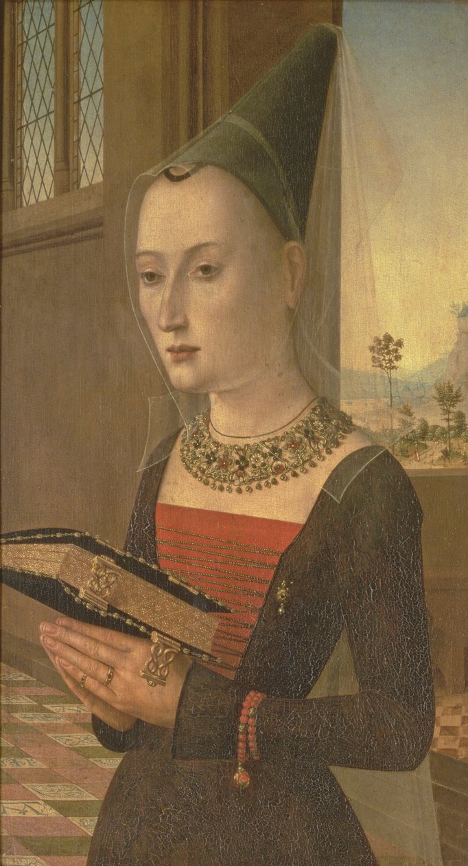 Portrét Marie Bonciani, manželky Pierantonia Baroncelliho od Master of the Baroncelli Portraits