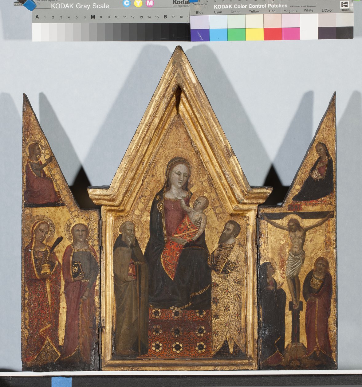 Přenosný triptych, cca 1380 tempera na desce od Master of the Christchurch Coronation