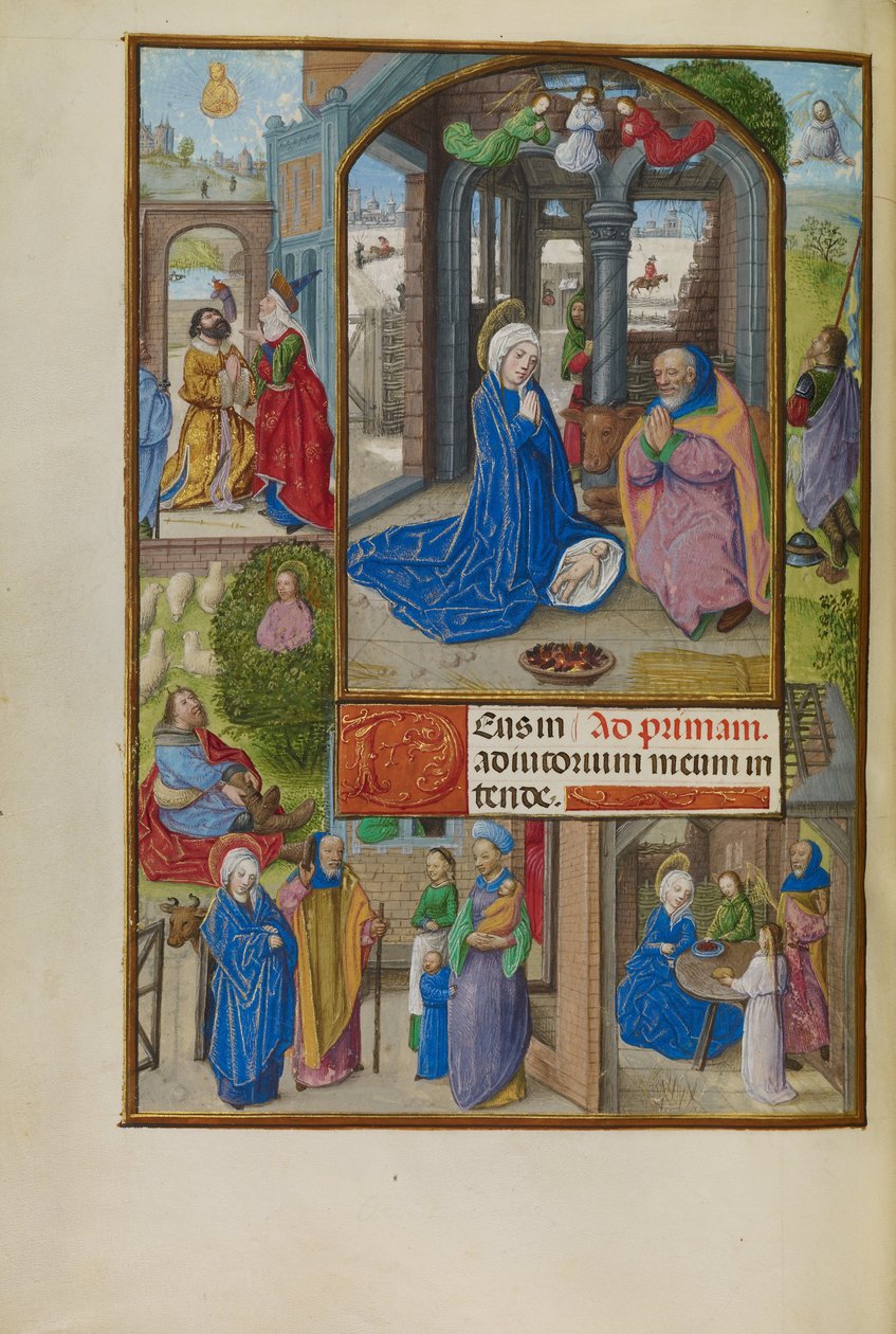 Narození Páně od Master of the Dresden Prayer Book