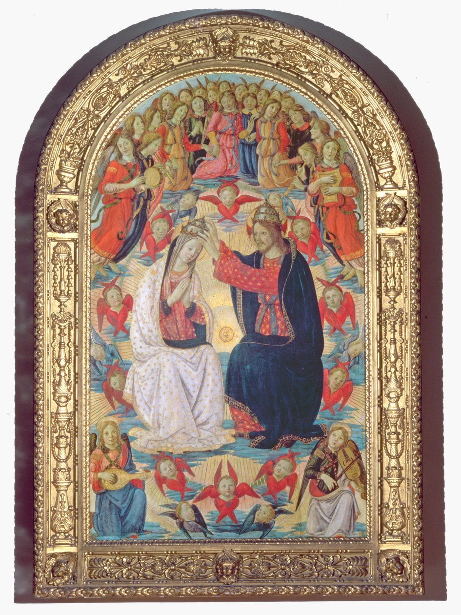 Korunovace Panny Marie od Master of the Fiesole Epiphany