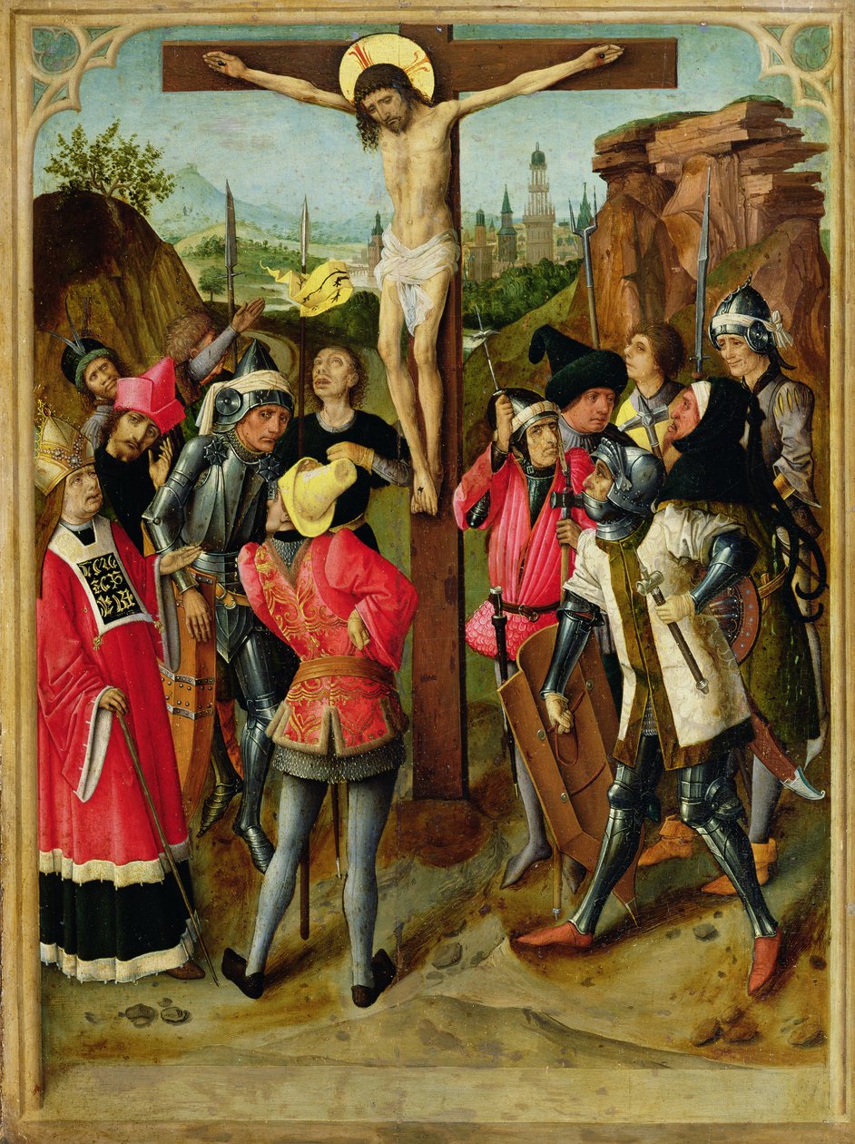 Ukřižování, kolem 1460-75 od Master of the Gathering of the Manna