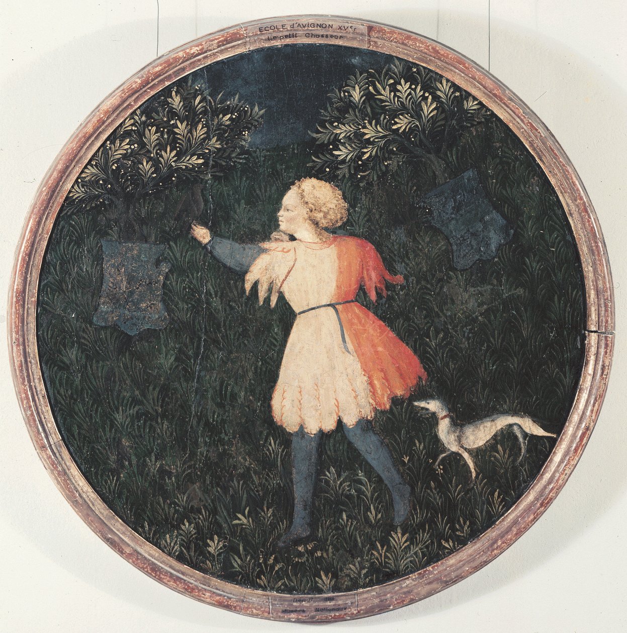 Mladý sokolník, florentská škola od Master of the Judgement of Paris