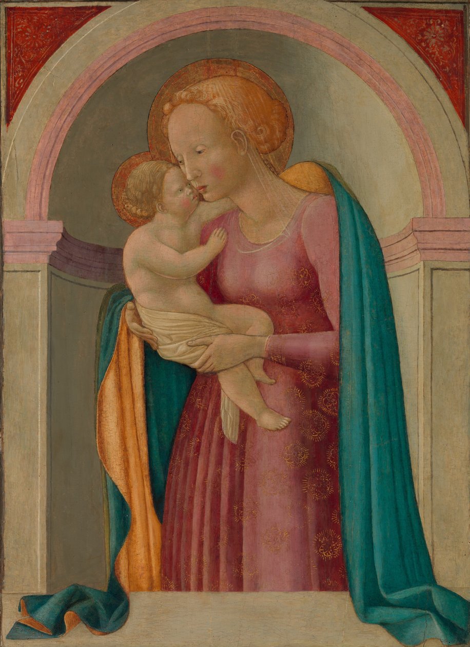 Madona s dítětem (tempera a zlato na dřevě) od Master of the Lanckoronski Annunciation Master of the Lanckoronski Annunciation