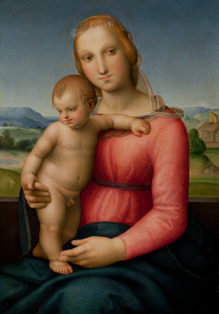 Panna a dítě od Master of the Northbrook Madonna Master of the Northbrook Madonna