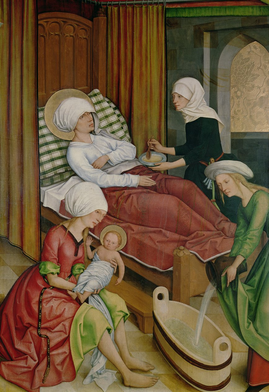 Narození Panny, c.1500 od Master of the Pfullendorf Altar